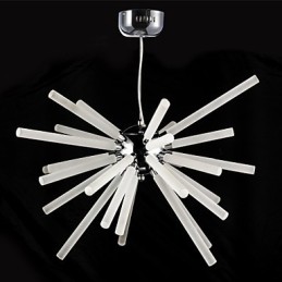 Globe chromé pour lustre en cristal et métal
