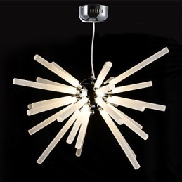 Globe chromé pour lustre en cristal et métal