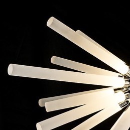 Globe chromé pour lustre en cristal et métal