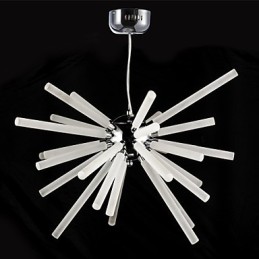 Globe chromé pour lustre en cristal et métal