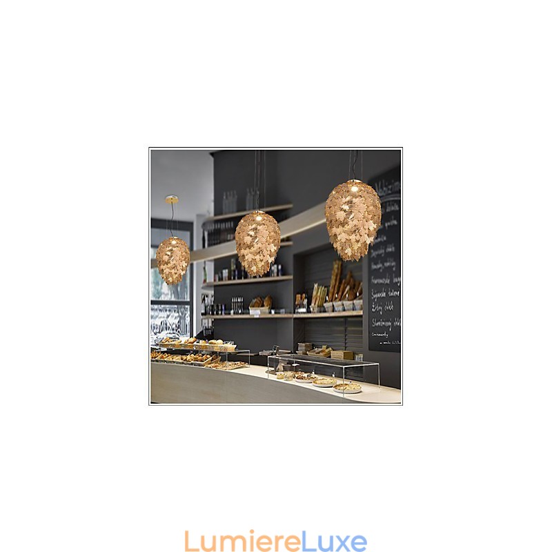 Lanterne classique traditionnelle galvanisée pour lustre en métal de style mini