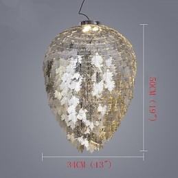 Lanterne classique traditionnelle galvanisée pour lustre en métal de style mini