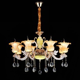 Suspension en métal style mini cristal, style moderne, contemporain, traditionnel, classique, en alliage de zinc