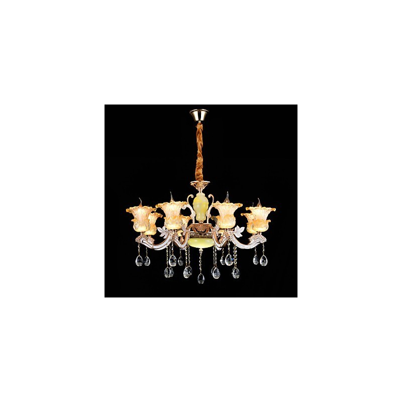 Suspension en métal style mini cristal, style moderne, contemporain, traditionnel, classique, en alliage de zinc