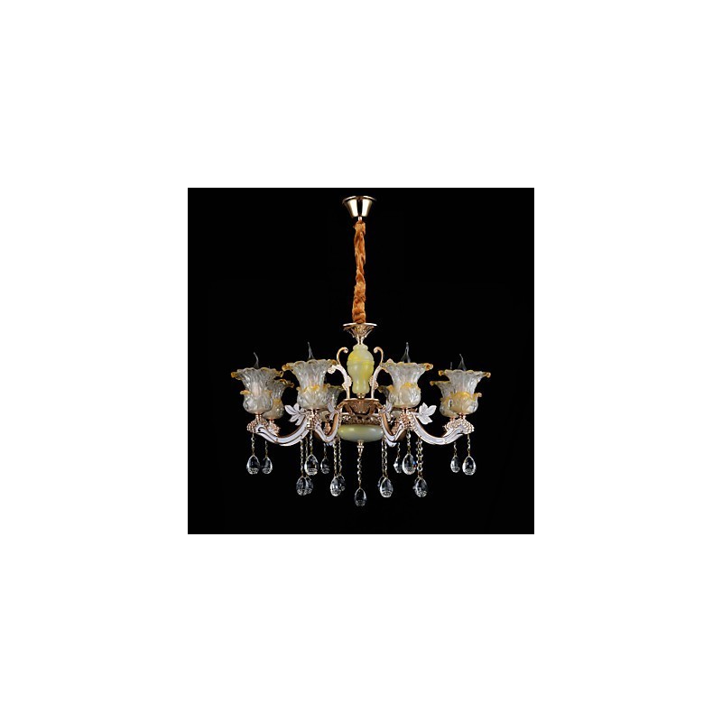 Suspension en métal style mini cristal, style moderne, contemporain, traditionnel, classique, en alliage de zinc