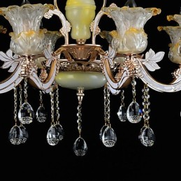 Suspension en métal style mini cristal, style moderne, contemporain, traditionnel, classique, en alliage de zinc