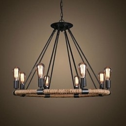 Suspension en métal style traditionnel, classique, rustique, style vintage, rétro, style campagnard