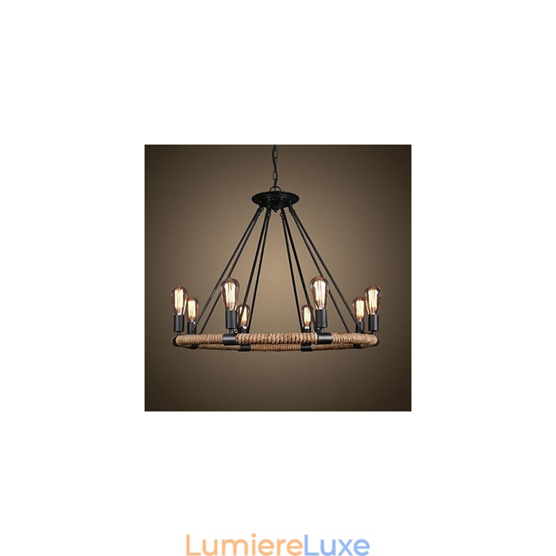 Suspension en métal style traditionnel, classique, rustique, style vintage, rétro, style campagnard