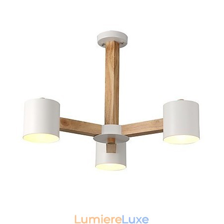 Lustre 3 lumières moderne contemporain traditionnel classique vintage campagne bois caractéristique pour bois Lustre 3 lumières moderne contemporain traditionnel classique vintage campagne bois caractéristique pour bois