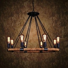 Suspension en métal style traditionnel, classique, rustique, style vintage, rétro, style campagnard