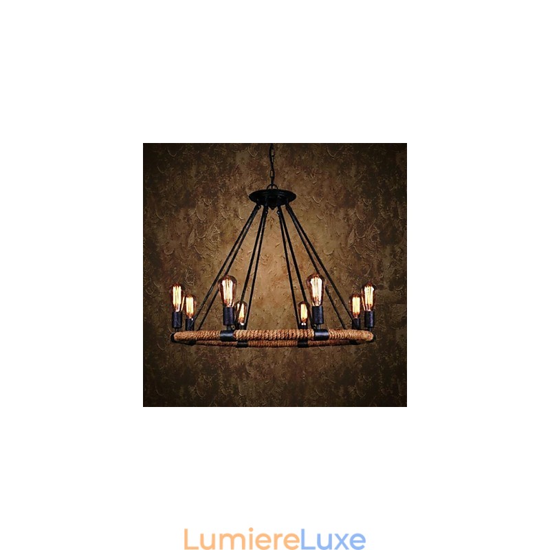 Suspension en métal style traditionnel, classique, rustique, style vintage, rétro, style campagnard