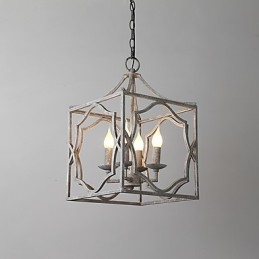 Lustre industriel américain vintage en métal, style loft, peinture couleur européenne, lampe suspendue décorative d'intérieur