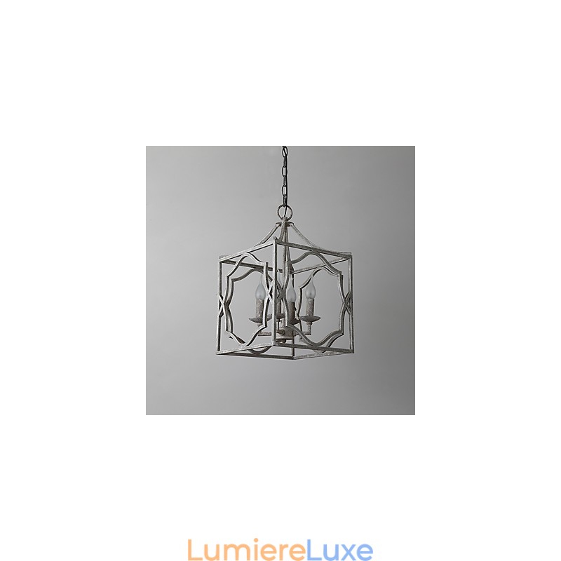 Lustre industriel américain vintage en métal, style loft, peinture couleur européenne, lampe suspendue décorative d'intérieur