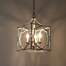 Lustre industriel américain vintage en métal, style loft, peinture couleur européenne, lampe suspendue décorative d'intérieur