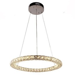 Suspension moderne en cristal, lustre en cristal, plafonnier, luminaires d'intérieur, luminaires à intensité variable avec télécommande