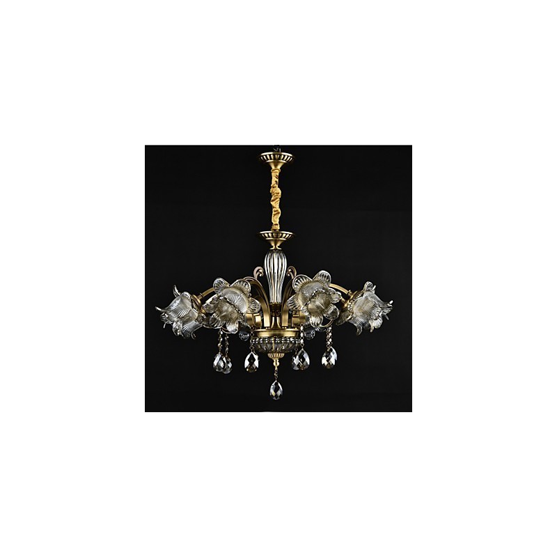 Lustre rustique à 2 ampoules pour boutiques d'intérieur en métal