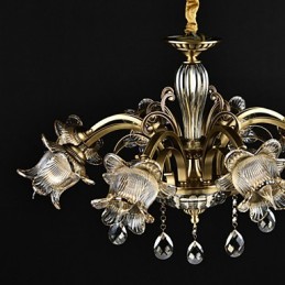 Lustre rustique à 2 ampoules pour boutiques d'intérieur en métal