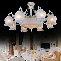 Lustre blanc européen rétro classique