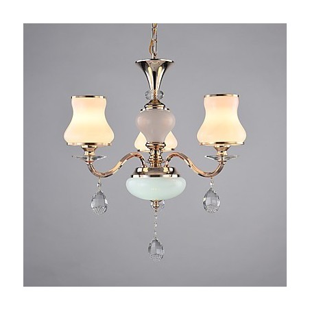 Lustre en cristal et métal galvanisé moderne et contemporain Lustre en cristal et métal galvanisé moderne et contemporain