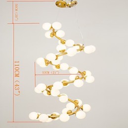 Lampes de lustre d'art personnalisées