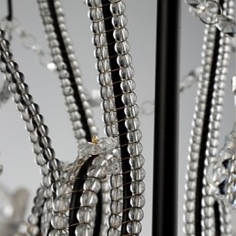 Lustre en cristal à 8 lumières, moderne, contemporain, traditionnel, classique, rustique, lodge, vintage, rétro