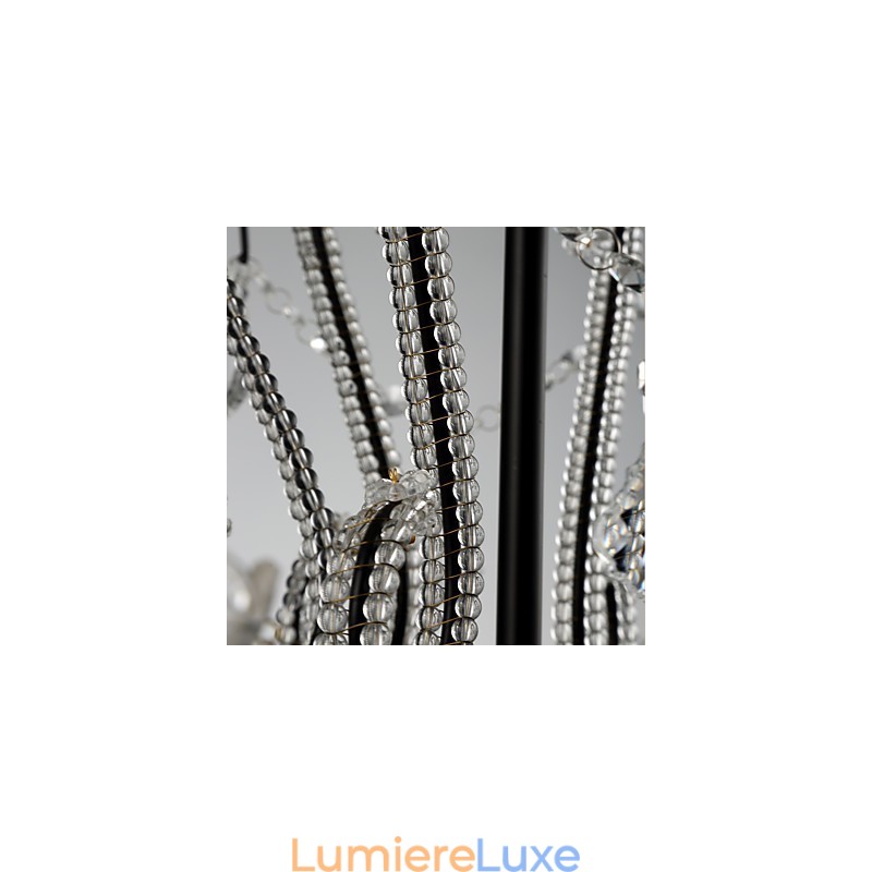 Lustre en cristal à 8 lumières, moderne, contemporain, traditionnel, classique, rustique, lodge, vintage, rétro