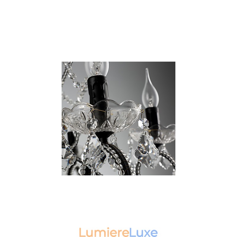 Lustre en cristal à 8 lumières, moderne, contemporain, traditionnel, classique, rustique, lodge, vintage, rétro