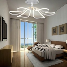 Plafonnier encastré de style mini contemporain moderne