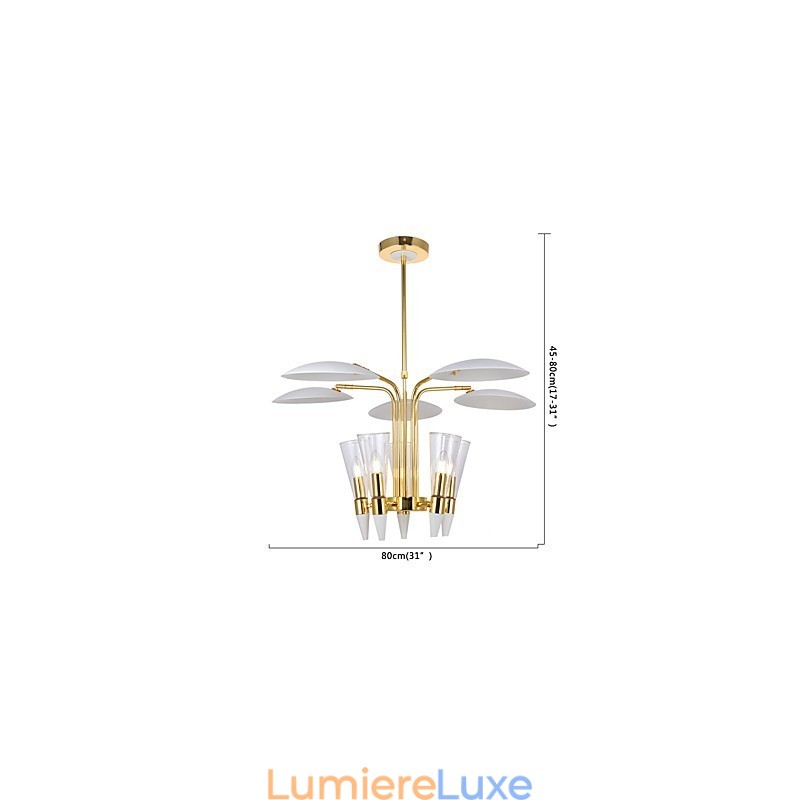 Lustre à direction réglable personnalisé