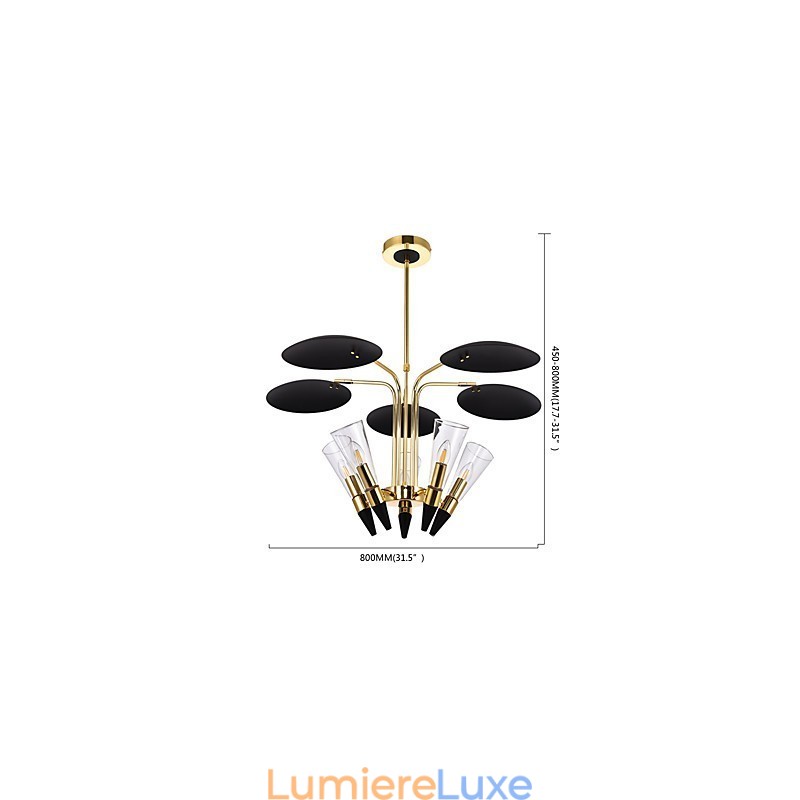 Lustre à direction réglable personnalisé