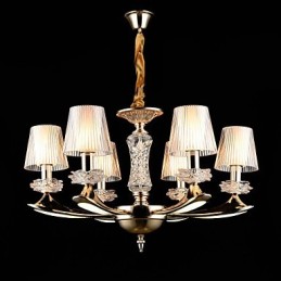 Suspension en métal style mini cristal, style moderne, contemporain, traditionnel, classique, en alliage de zinc