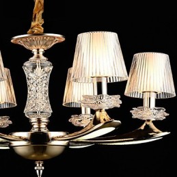Suspension en métal style mini cristal, style moderne, contemporain, traditionnel, classique, en alliage de zinc