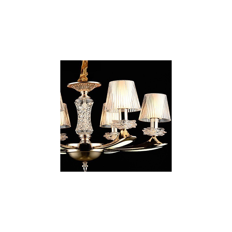Suspension en métal style mini cristal, style moderne, contemporain, traditionnel, classique, en alliage de zinc