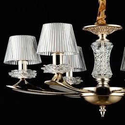 Suspension en métal style mini cristal, style moderne, contemporain, traditionnel, classique, en alliage de zinc
