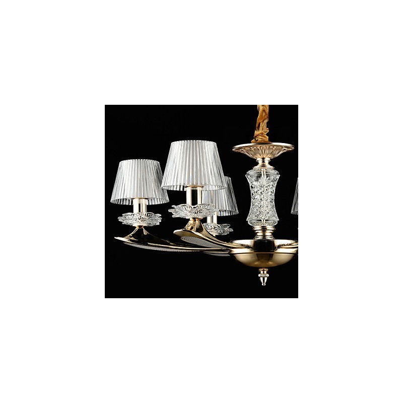 Suspension en métal style mini cristal, style moderne, contemporain, traditionnel, classique, en alliage de zinc