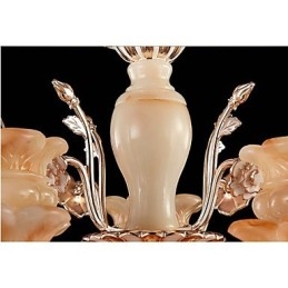 Lampe à suspension en cristal de jade