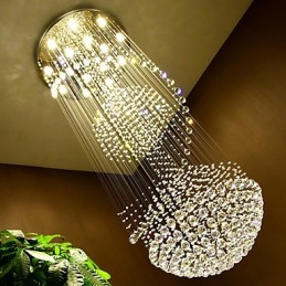 Plafonnier suspendu en cristal moderne pour intérieur