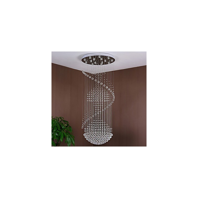 Plafonnier suspendu en cristal moderne pour intérieur