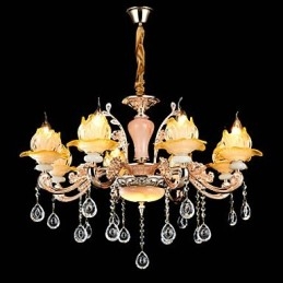 Suspension en métal style mini cristal, style moderne, contemporain, traditionnel, classique, en alliage de zinc