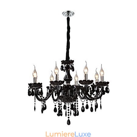 Lustre en cristal et verre électrolytique contemporain moderne Lustre en cristal et verre électrolytique contemporain moderne