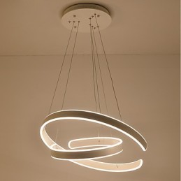 Lustre d'ambiance simple et créatif d'Europe du Nord, luminaire décoratif pour cantine