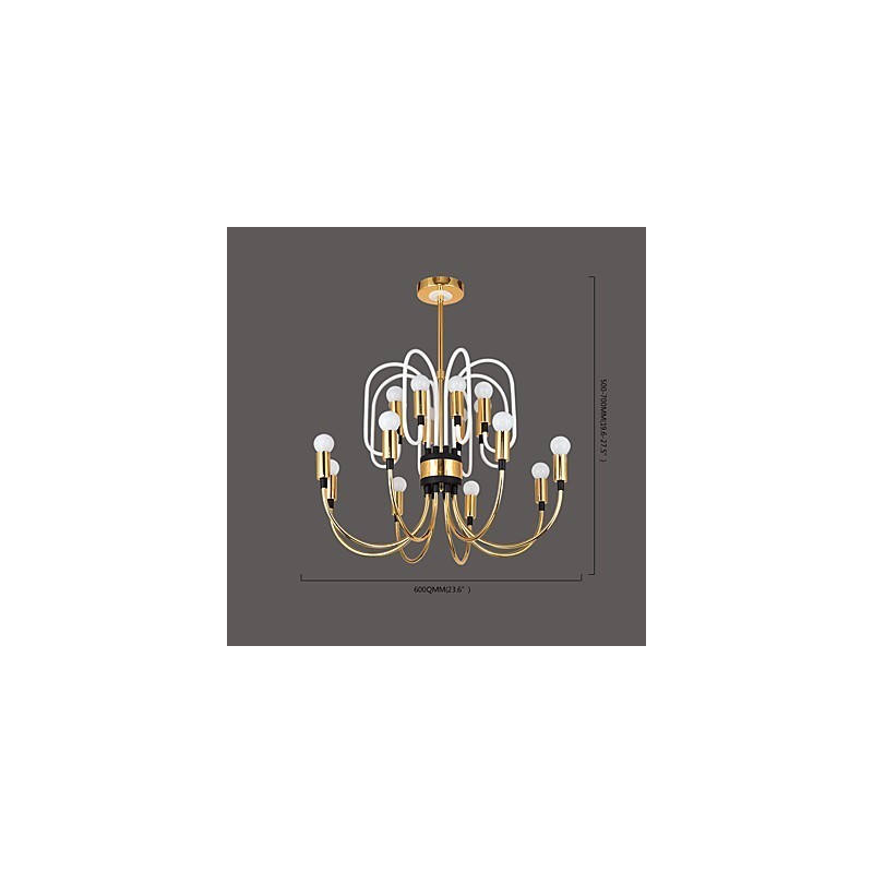 Lustre moderne contemporain personnalisé de style mini