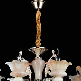 Suspension en métal style mini cristal, style moderne, contemporain, traditionnel, classique, en alliage de zinc