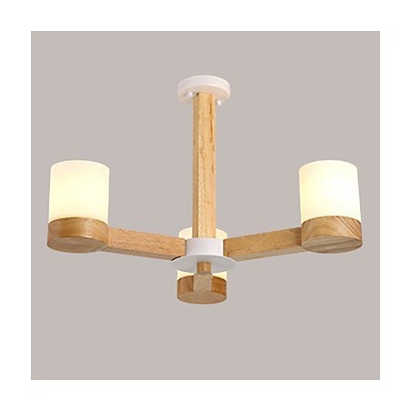 Lustre 3 lumières moderne contemporain traditionnel classique vintage campagne bois caractéristique pour bois Lustre 3 lumières moderne contemporain traditionnel classique vintage campagne bois caractéristique pour bois