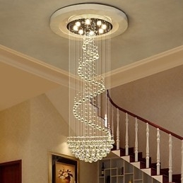 Lustre de plafond en cristal moderne, luminaires suspendus d'intérieur, luminaires décoratifs