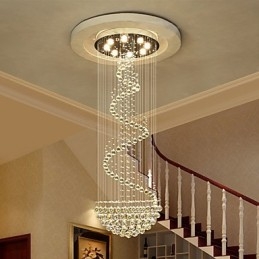 Lustre de plafond en cristal moderne, luminaires suspendus d'intérieur, luminaires décoratifs