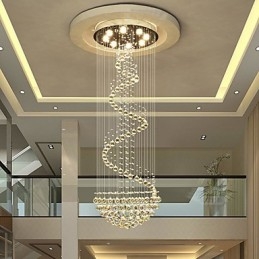 Lustre de plafond en cristal moderne, luminaires suspendus d'intérieur, luminaires décoratifs