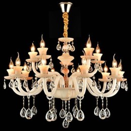 Lustre de salle à manger en métal de style mini cristal, moderne, contemporain, traditionnel, classique et électroplaqué