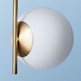 Lustre rustique à 2 ampoules pour boutiques d'intérieur en métal