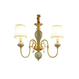 Lustre en laiton classique traditionnel de style campagnard pour mini lustre en métal à 3 ampoules